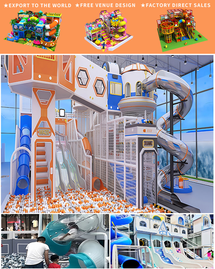 2024 Hot Sale Safety Playground for Kids: Plastic Indoor Playground Equipment