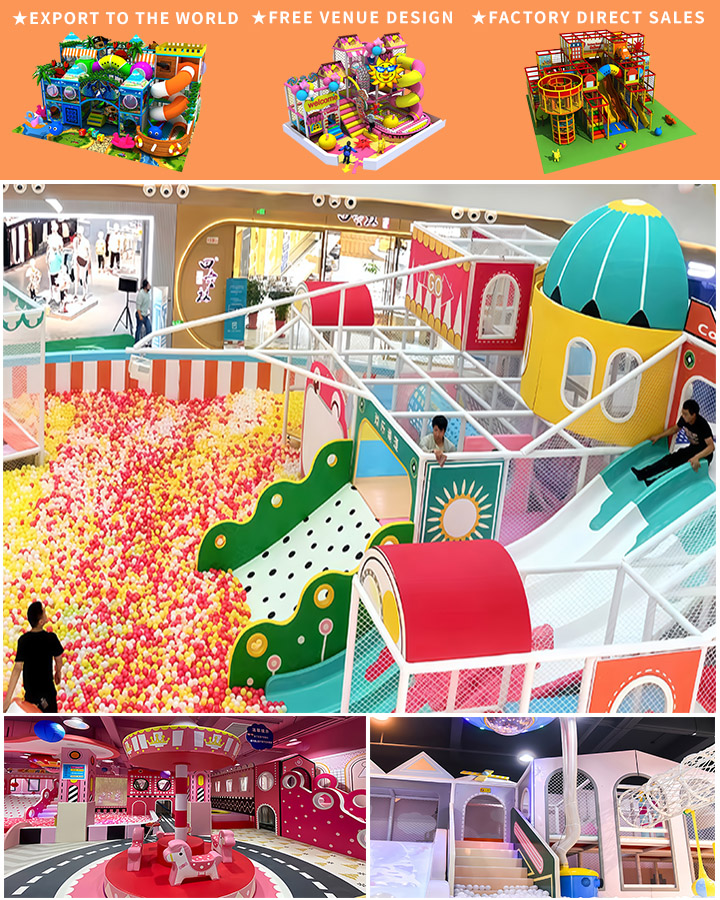 New Design Children’s Park: A Free Indoor Playground with Customized Mini Playground and Ball Pool