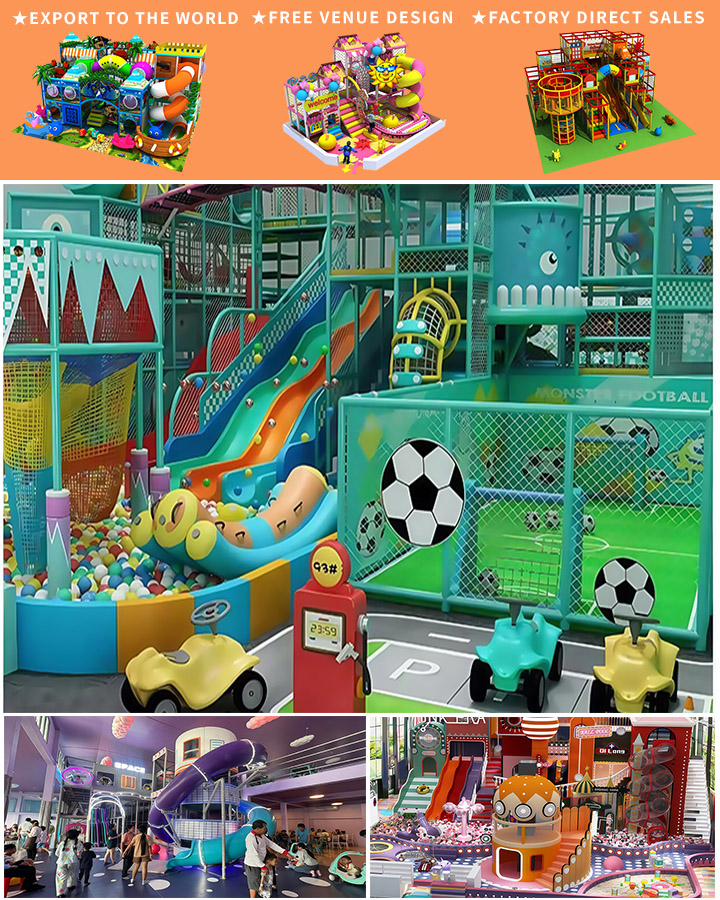 Hot Sale Commercial Indoor Children’s Business Games Candy Theme Indoor Playground Equipment with Ball Pool Slide