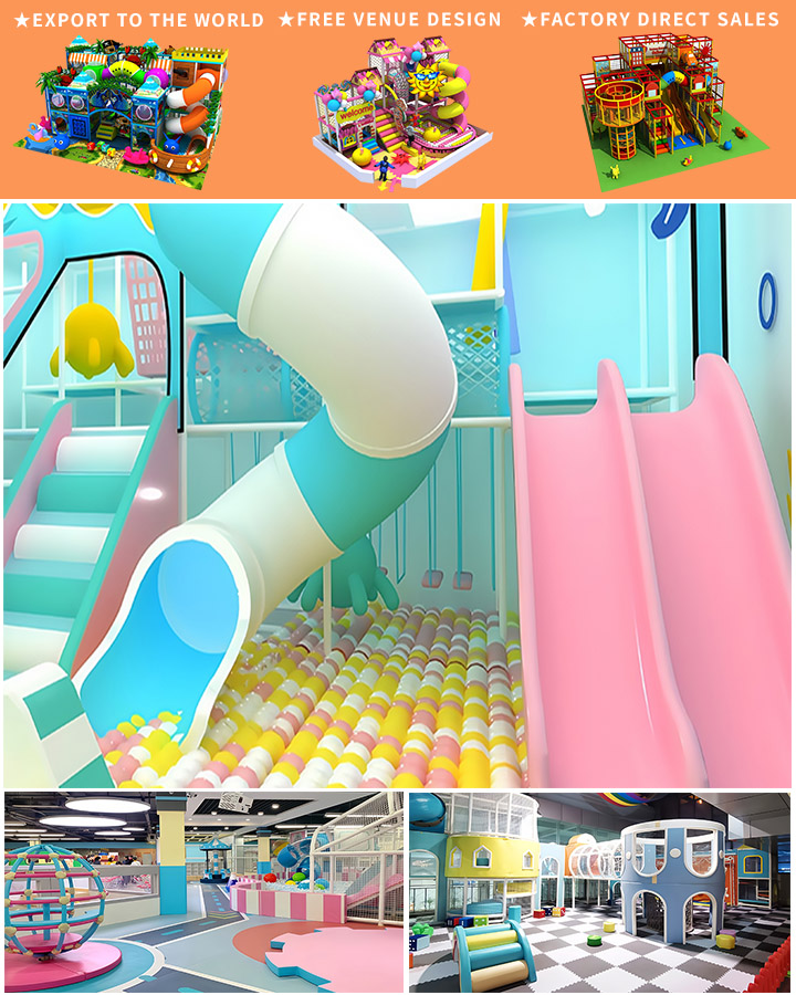 Trendy & Popular Dual Styles Children’s Park Indoor Playground Equipment Attractive Soft Play Amusement Park Equipment OEM & DOME