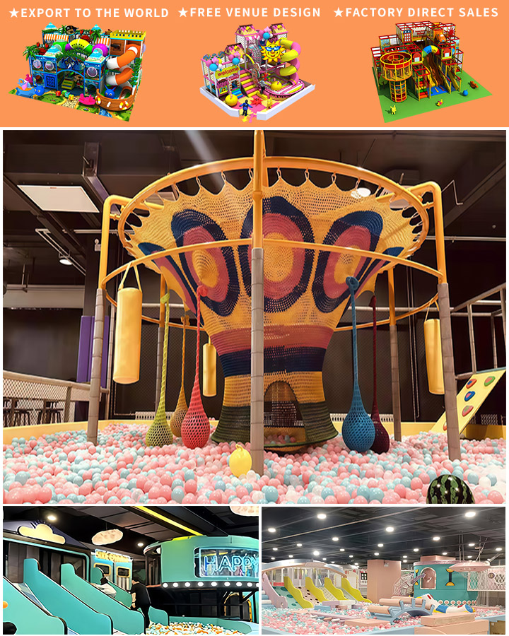 2023 Wholesale Cheap Entertainment Park Indoor Jungle Gym Equipment