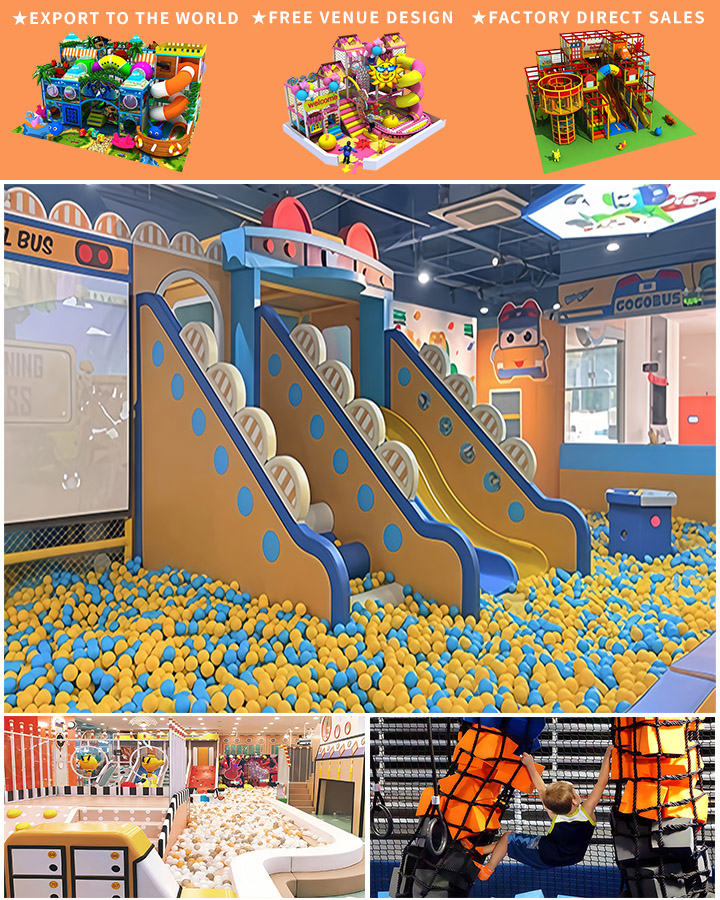 Free Design Indoor Play Center with PVC and Plastic Material for Shopping Malls