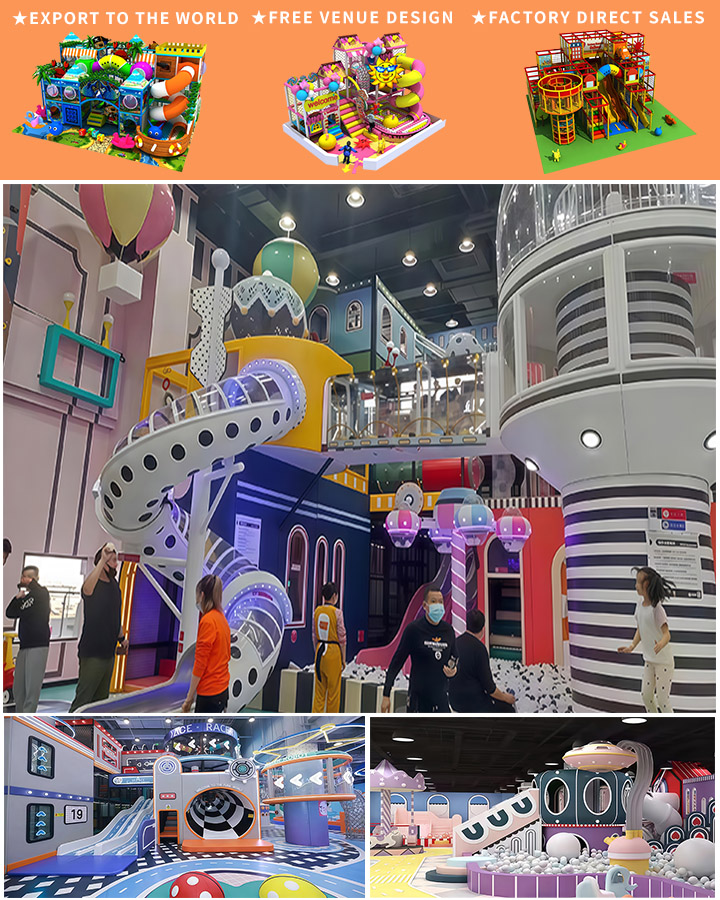 Customized Large Children’s Naughty Castle Indoor Playground Equipment