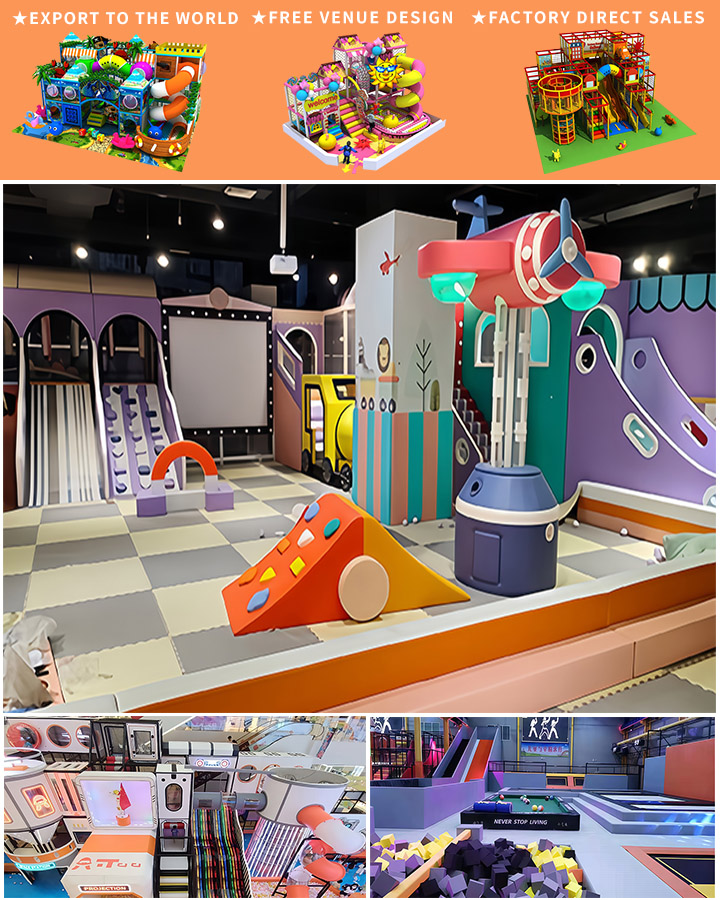 Hot Sale Cyberpunk Soft Play Center Indoor Playground Amusement Park Equipment with Parkour High Rope Courses