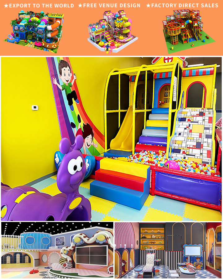 A Kaleidoscope of Joy: Natural Nude Colorful Mobile Soft Play Party Rental Equipment Set