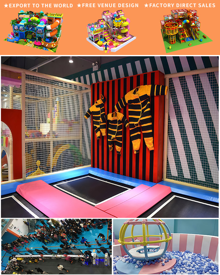 Professional Preschool Kids Plastic Small Indoor Playground Equipment with Ball Pool