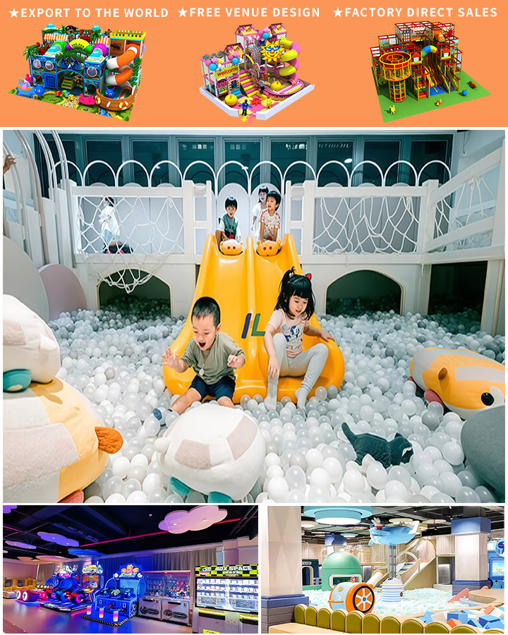 Attractive Labyrinth: A Space-Themed Indoor Playground
