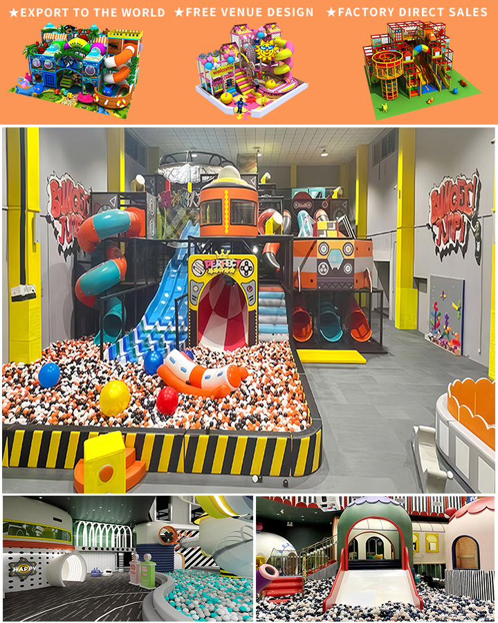 Exciting Jungle Theme Indoor Playground for Kids
