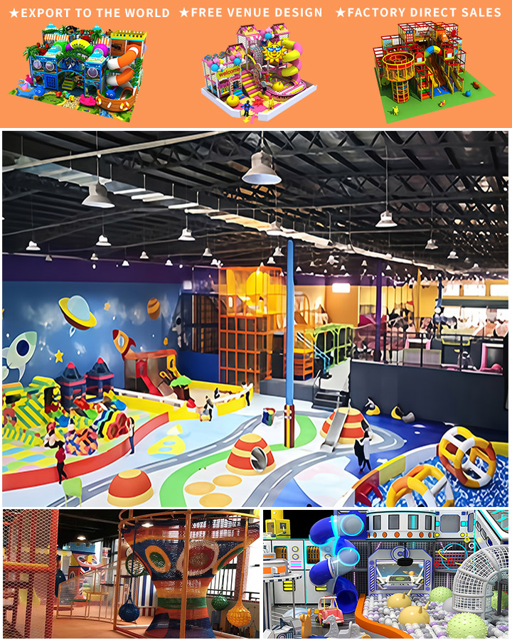 Customized Kids and Adults Interactive Indoor Commercial Athletic Playground Plastic Double Slide Park Equipment