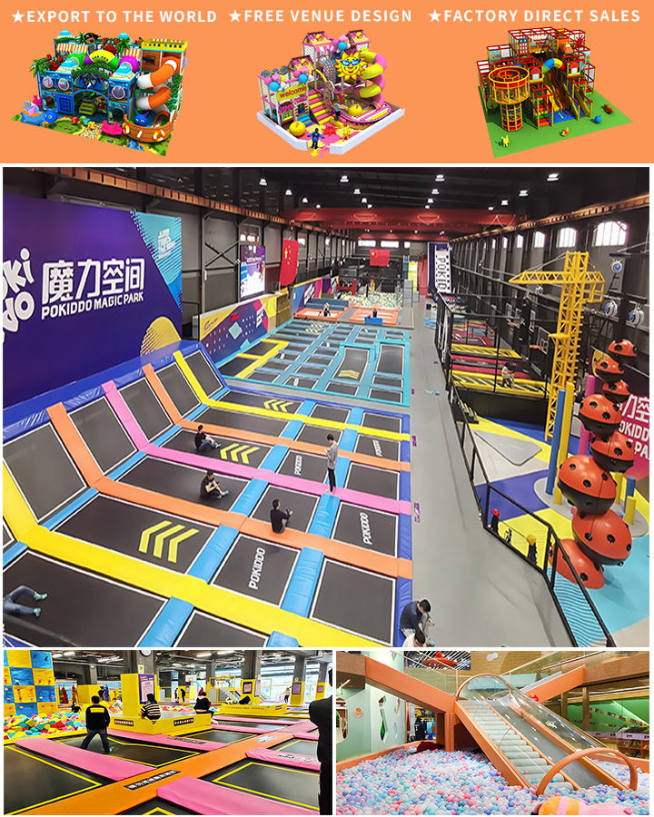 Indoor Playground Equipment for Sale: Transforming Spaces with Trampoline Park Essentials and Big Attractions