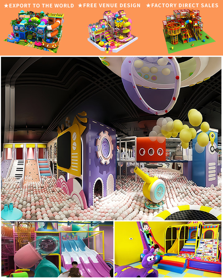 Professional Design Indoor Playground for Kids: A Colorful Soft Play Center with Climbing and Ocean-Themed Naughty Castle