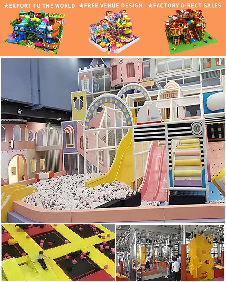 High-Quality Kids Indoor Playground Equipment Commercial Slides Commercial Playground for Sale