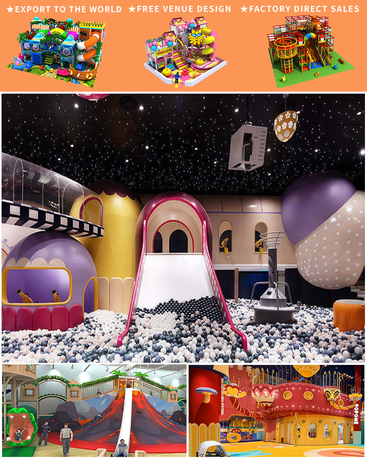 The Ultimate Indoor Playground: A 1000SQM Children’s Amusement Park with Soft Play and Volcano Slide