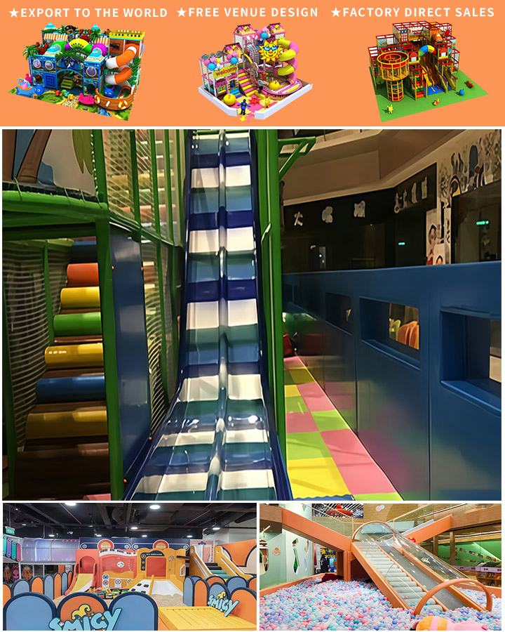 Commercial Indoor Playground Equipment for Kids: Soft Play with Big Slides Indoor Play Area for Sale