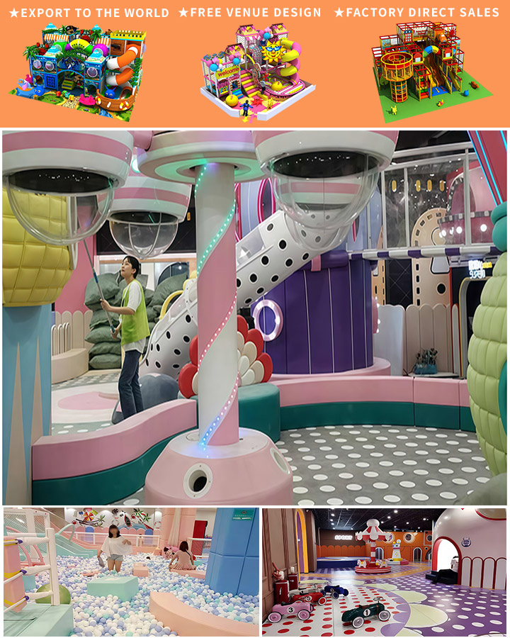 Large Maze Playland Soft Adventure Kids Slides Indoor Plastic Playground for Shopping Mall