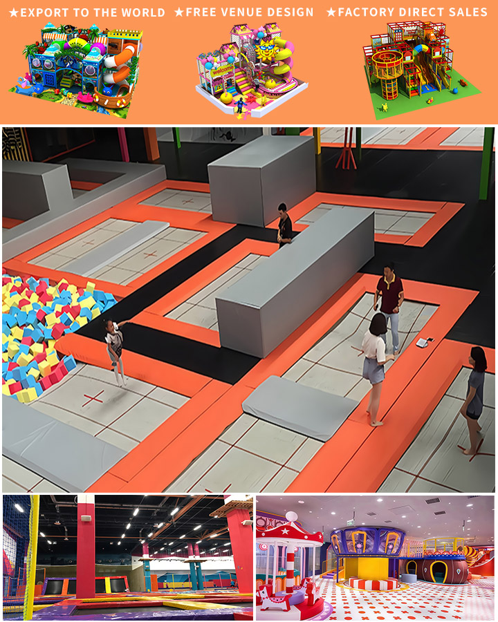 A Thrilling Adventure Awaits at the Amusement Park Climbing Play Center for Kids!