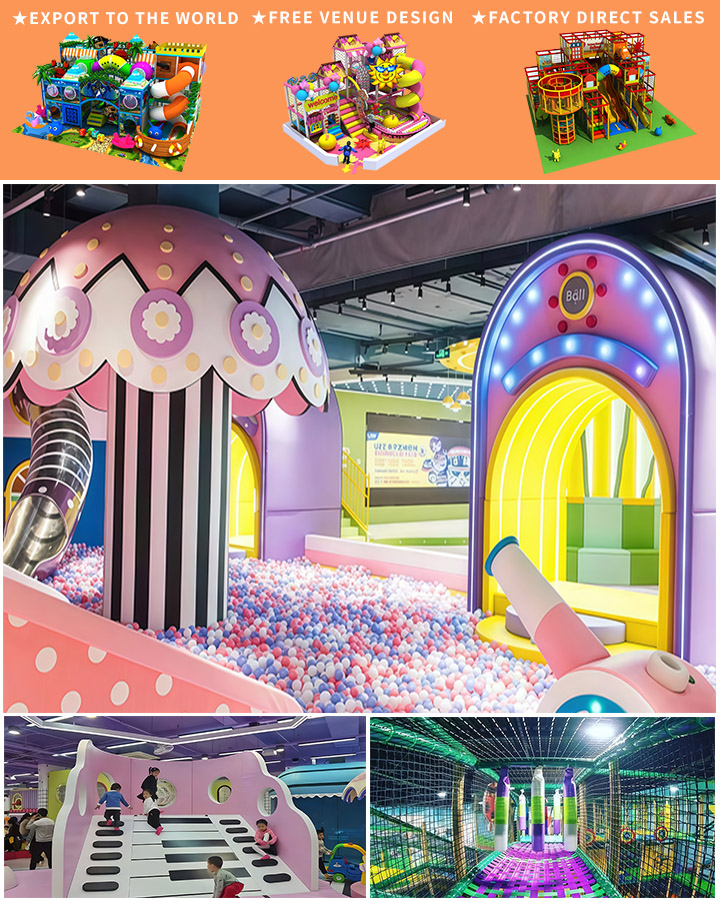 16X16 Feet Commercial Pink Indoor Soft Play Equipment Set: The Ultimate Soft Play Set for Parties and Rentals