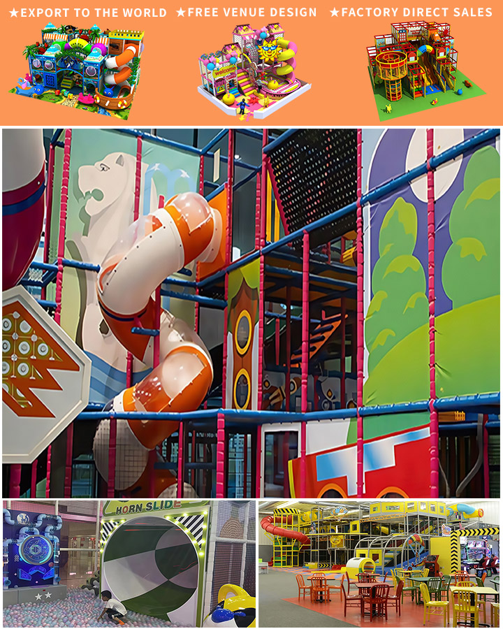 New Commercial Kids Indoor Swing and Slide Playground Equipment for Sale