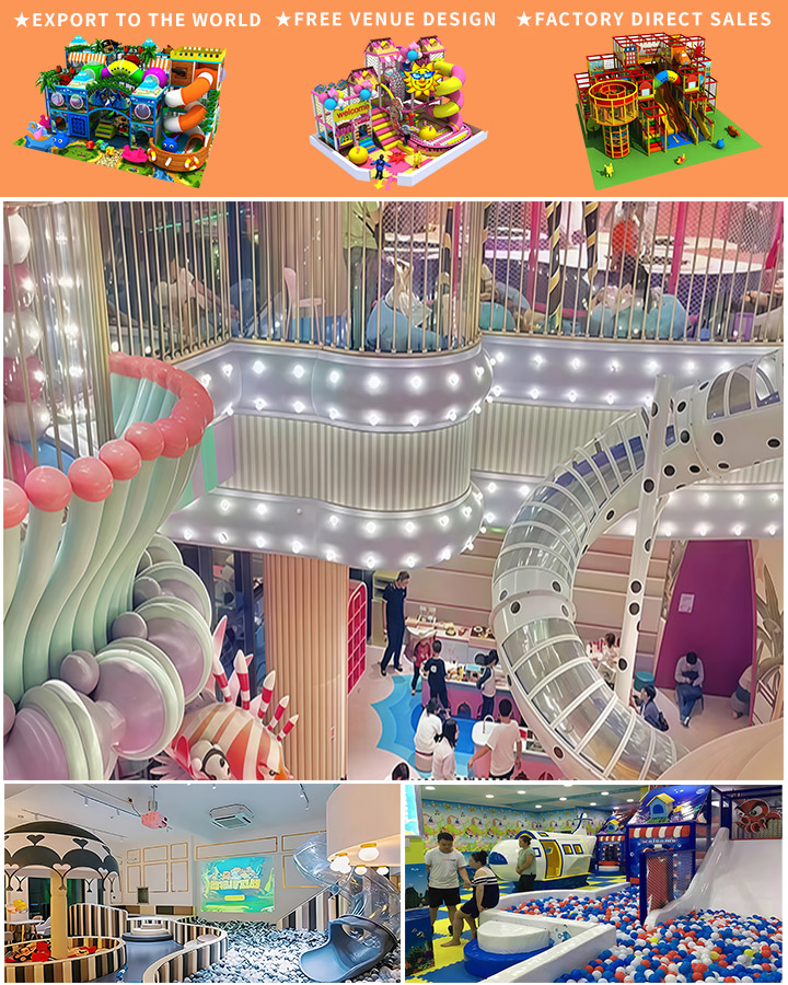 Indoor Playgrounds Set: Fun and Safe Soft Play Equipment
