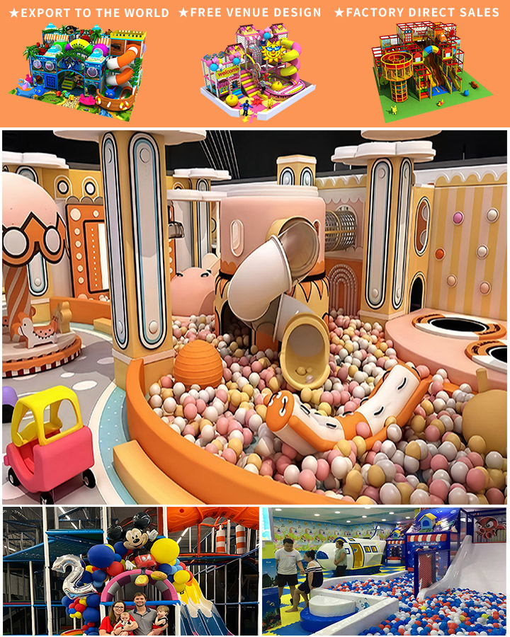 Colorful Macaron Theme Customized Attractive Kids’ Indoor Playground Equipment