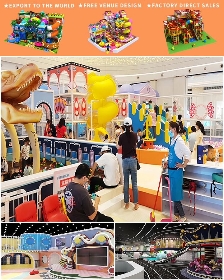 Newly Designed Customizable Playground Equipment for Kids’ Indoor Soft Play