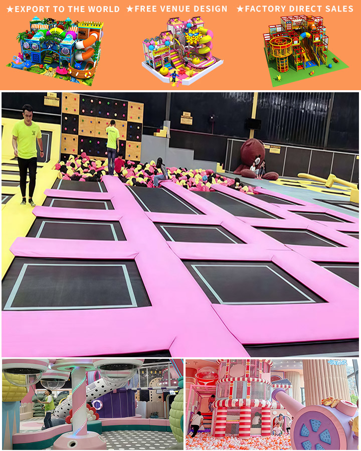 Comprehensive Ocean Theme Indoor Playground Equipment With Trampoline and Electric Soft Play
