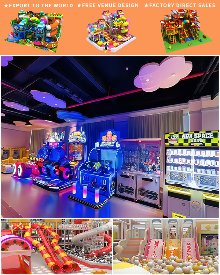 TUV Certified Indoor Playground Equipment: A Kid’s Naughty Castle With Inflatable Obstacles