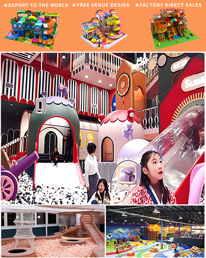 The Enchanting World of Pastel Color Indoor Playground Equipment