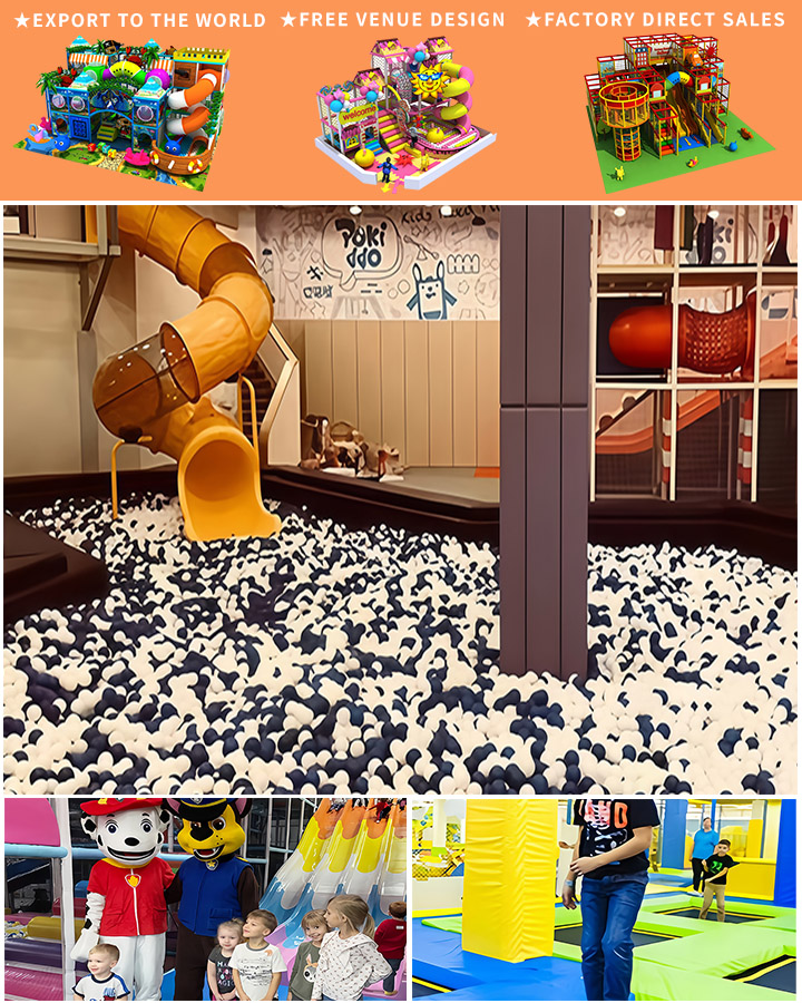 IDOMAZE New Children Big Indoor Playground: The Ultimate Soft Padded Play Ground Equipment with a Thrilling Slide