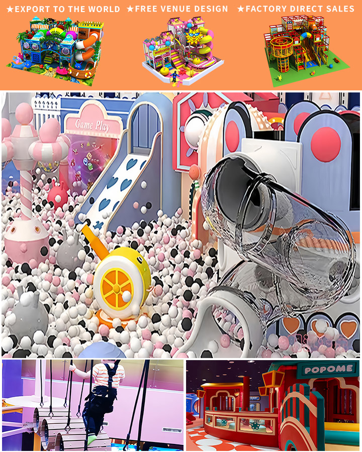 Commercial Children’s Paradise With Various Kids Preferred Indoor Playground Equipment