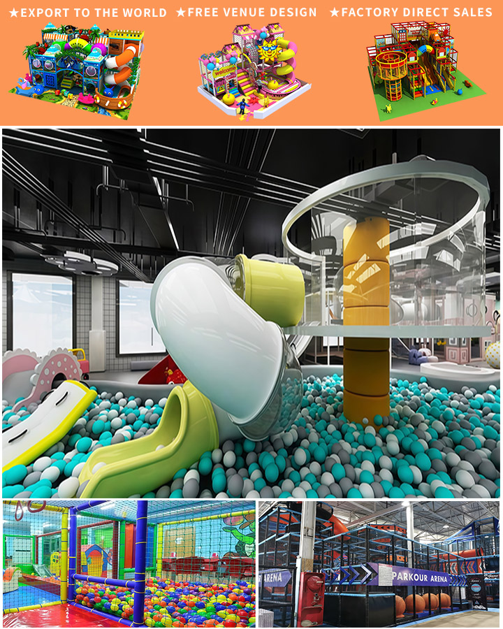 2024 New Design Children Popular Jungle Theme Baby Kids Commercial Indoor Playground Equipment Soft Play With Slide For Sale