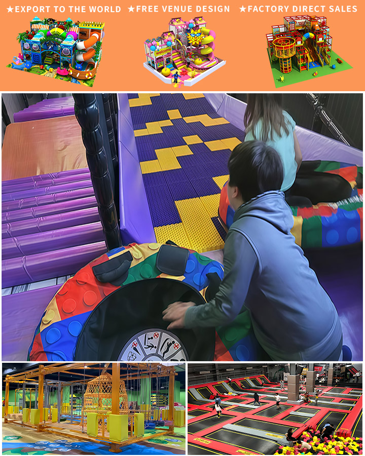 Multifunctional Indoor Playground Equipment for Kids: New Design Baby Houses with Wood Swing Slide Playhouse for Shopping Malls